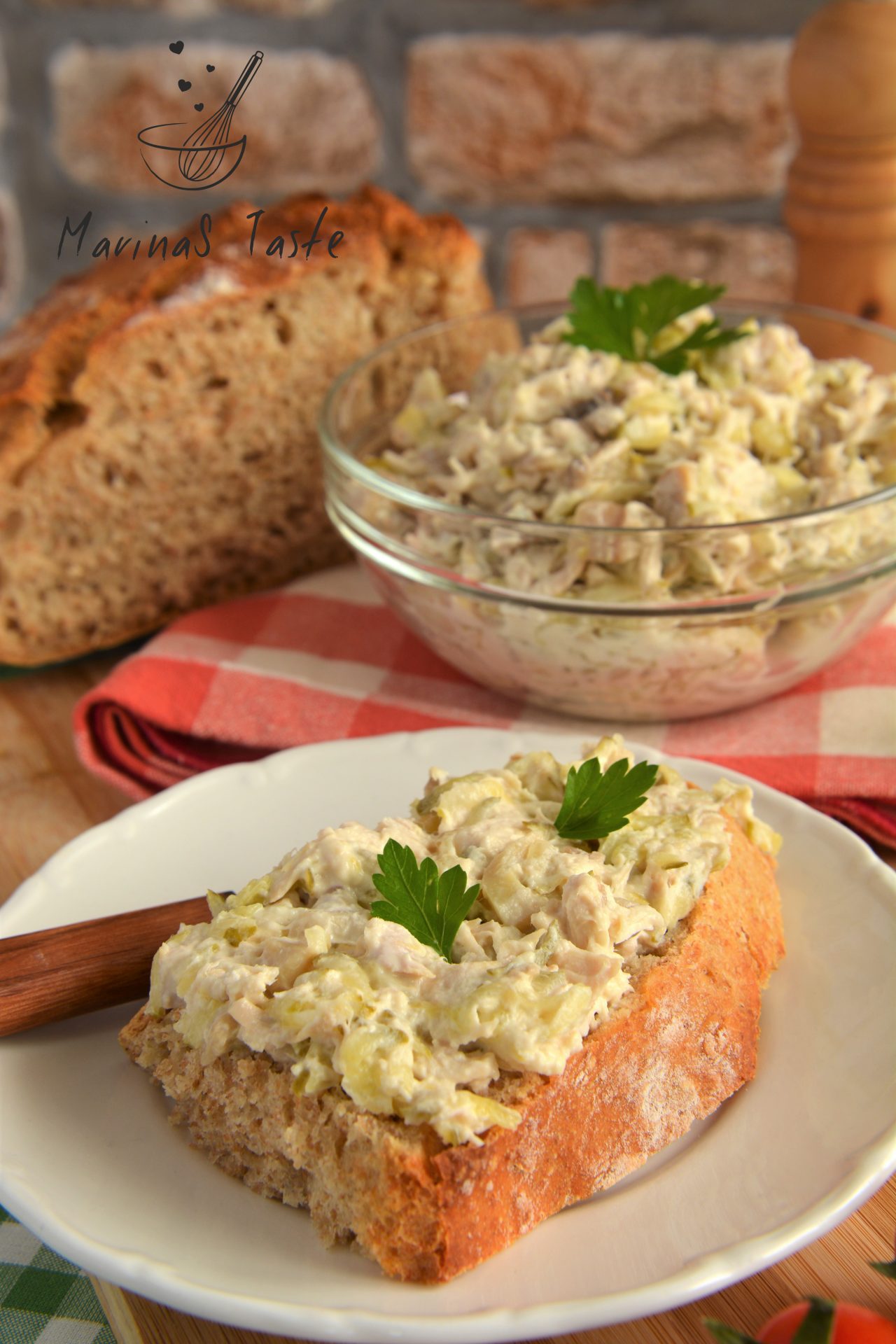 Salata-sa-piletinom-i-sampinjonima-1