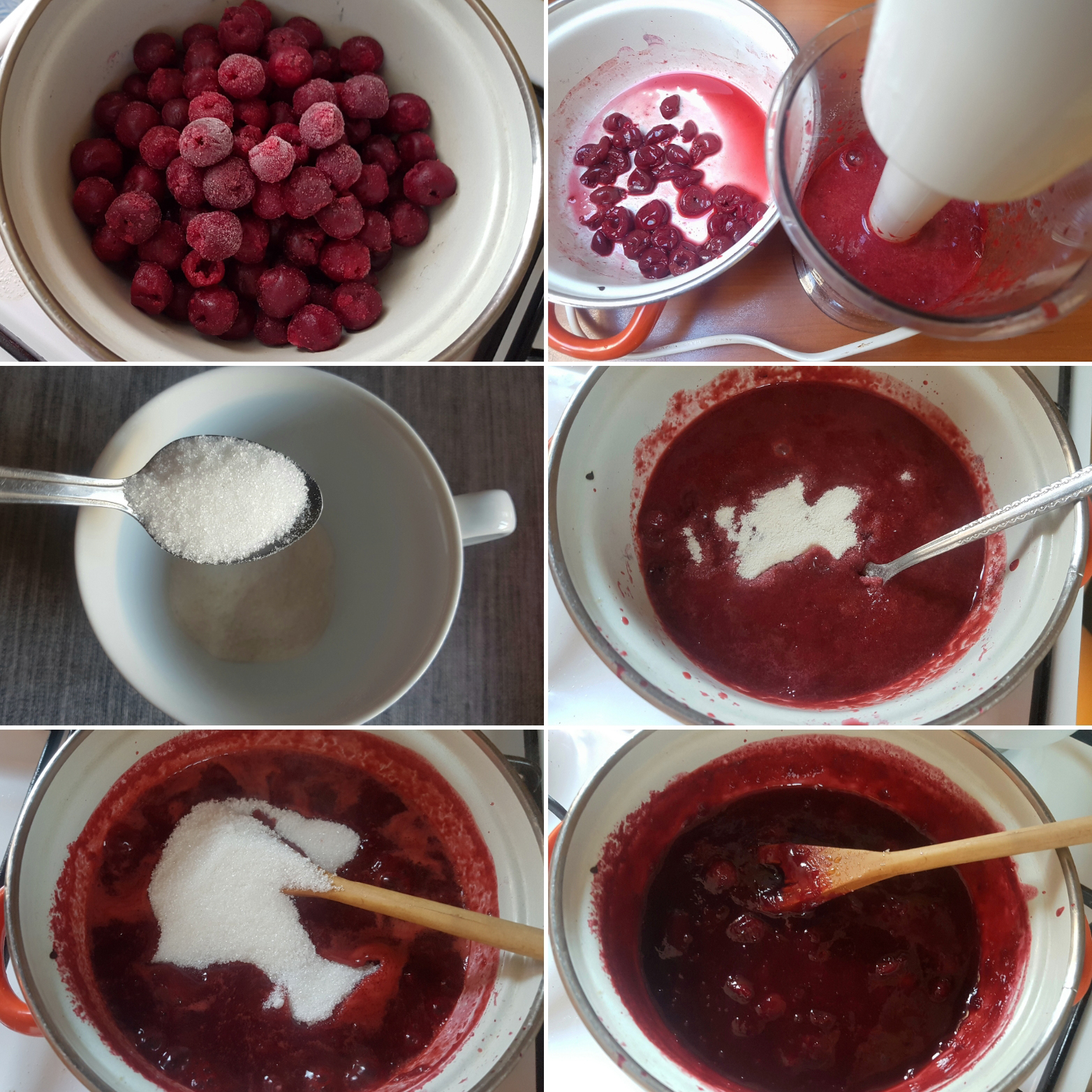 Priprema džema od višanja